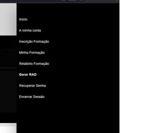 Menu Utilizador